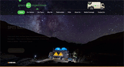 Desktop Screenshot of greendotexpeditions.com